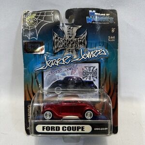 Muscle Machines Die Cast JESSE JAMES West Coast Choppers JJ04-64-09 FORD COUPE